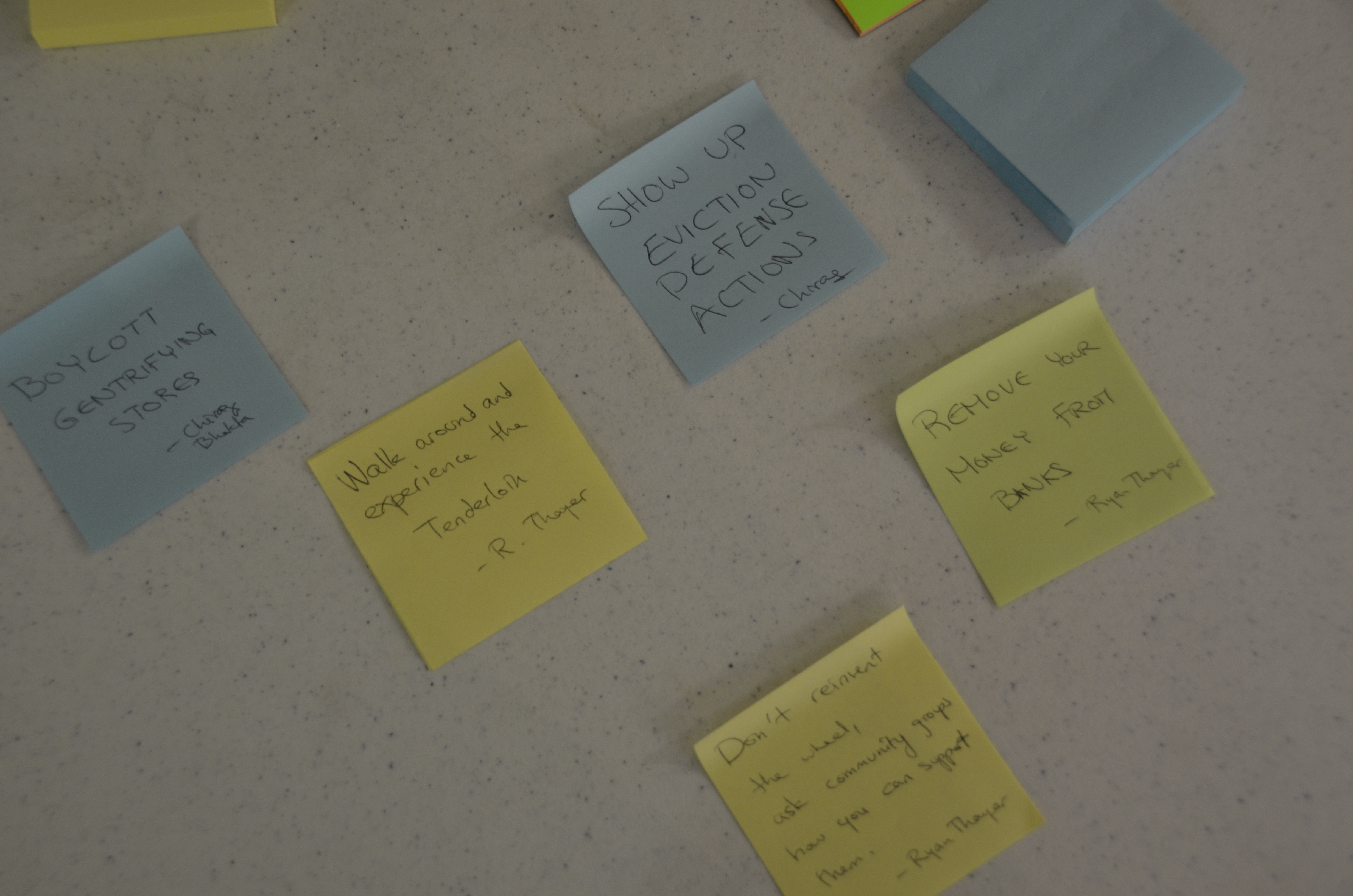 Speaker suggestions: actions to build a better food system